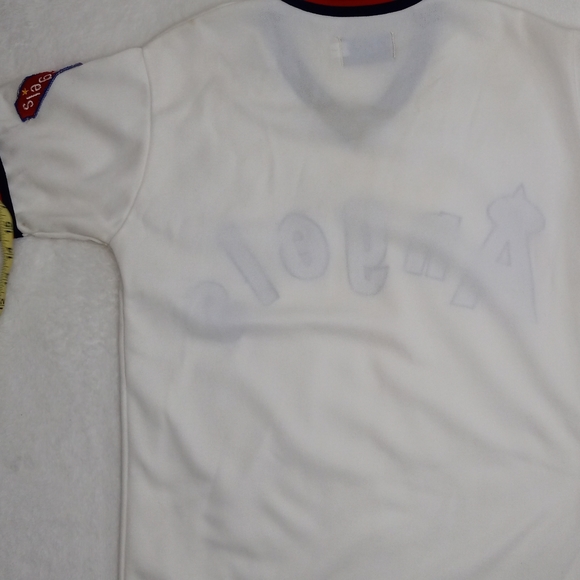 Alpha sportswear California Angels pullover v-neck baseball jersey men's size L - Picture 6 of 9